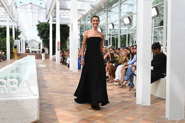 Simorra Fashion Show at Mercedes-Benz Fashion Week Madrid Model Blanca Romero walks the runway for Simorra at Mercedes-Benz Fashion Week Madrid on September 14, 2026, in Madrid, Spain. CELEBRITIES FASHION SHOW SIMORRA FASHION José Madrid Madrid Spain  Copyright: xJosÃ xOlivax 7774501