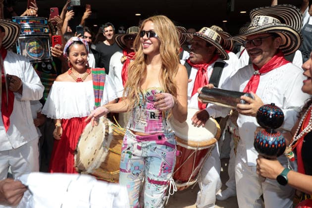 Shakira arrives in Madrid to kick off her 12-concert run Singer Shakira upon her arrival at Adolfo Suárez Madrid-Barajas Airport on September 14, 2026, in Madrid, Spain. The Colombian artist arrives in Madrid to begin a nearly month-long run featuring 12 concerts scheduled at the Shakira Stadium, built at the Iberdrola Music Park in Villaverde, a venue with a capacity for more than 50,000 people. The concerts in Madrid are the only European stop on her Las Mujeres Ya no Lloran World Tour. Macondo Park has also been built around the stadium, a temporary city spanning 150,000 square meters that will be open from 12:00 p.m. to midnight CELEBRITIES AIRPORT CONCERTS SHAKIRA TOUR José Ramó Madrid Madrid, Spain  Copyright: xJosÃ xRamonxHernandox 7774562