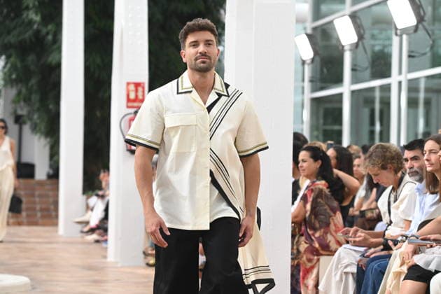 Adolfo Domínguez Fashion Show at MBFWM Singer Pablo Alborán walks the runway for Adolfo Domínguez during Mercedes-Benz Fashion Week at the Greenhouse of the Palacio de Cristal in Arganzuela on September 14, 2026, in Madrid, Spain FASHION CELEBRITIES FASHION SHOW BRAND ADOLFO DOMÍNGUEZ José Madrid Madrid, Spain  Copyright: xJosÃ xOlivax 7774788