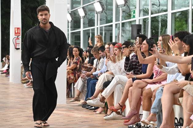 Adolfo Domínguez Fashion Show at MBFWM Singer Pablo Alborán walks the runway for Adolfo Domínguez during Mercedes-Benz Fashion Week at the Invernadero of the Palacio de Cristal in Arganzuela on September 14, 2026, in Madrid, Spain FASHION CELEBRITIES FASHION SHOW BRAND ADOLFO DOMÍNGUEZ José Madrid Madrid, Spain  Copyright: xJosÃ xOlivax 7774792