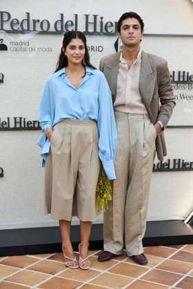 September 14, 2026, Madrid, Madrid, Spain: TOMcS PcRAMO, MARÃªA GARCÃªA DE JAIME attends the Pedro del Hierros fashion show Spring Summer 2027 Ã Hanami during the 84th edition of Mercedes-Benz Fashion Week Madrid Madrid Spain  - ZUMAc260 20260914_zep_c260_021 Copyright: xMikexChicorrox