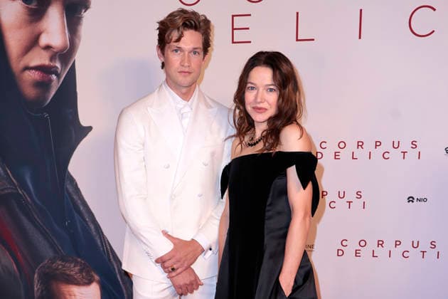 Damian Hardung and Hannah Herzsprung at the *Corpus Delicti* movie premiere on September 14, 2026, at the Delphi Filmpalast in Berlin. Damian Hardung and Hannah Herzsprung attended the premiere of *Corpus Delicti* on September 14, 2026 at the Delphi Filmpalast in Berlin, Germany. Corpus Delicti Film Premiere in Berlin