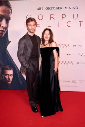 Alexander Fehling and Hannah Herzsprung at the *Corpus Delicti* movie premiere on September 14, 2026, at the Delphi Filmpalast in Berlin. Alexander Fehling and Hannah Herzsprung attend the premiere of *Corpus Delicti* on September 14, 2026 at the Delphi Filmpalast in Berlin, Germany. *Corpus Delicti* Film Premiere in Berlin