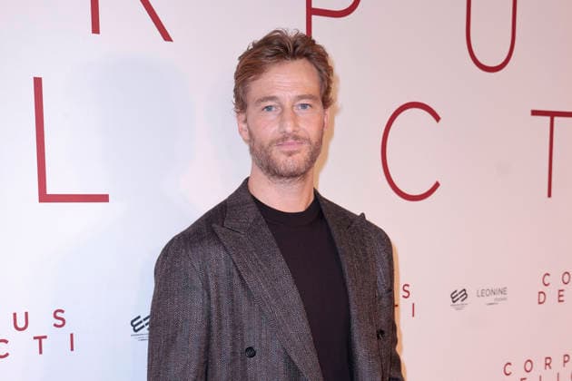 Alexander Fehling attends the premiere of *Corpus Delicti* on September 14, 2026, at the Delphi Filmpalast in Berlin, Germany. Movie premiere of *Corpus Delicti* in Berlin, Germany
