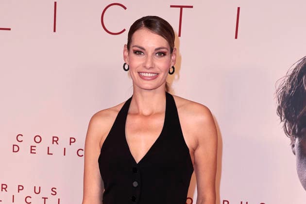 Rebecca Kunikowski attends the premiere of *Corpus Delicti* on September 14, 2026, at the Delphi Filmpalast in Berlin, Germany. Movie premiere of *Corpus Delicti* in Berlin, Germany