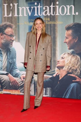 Olivia Wilde attends the Paris premiere of *The Invite* at the Pathé Palace on September 14, 2026, in Paris, France 459678 2026 09 14  Copyright: xLionelxGuericolasx xStarfacex STAR_459678_022