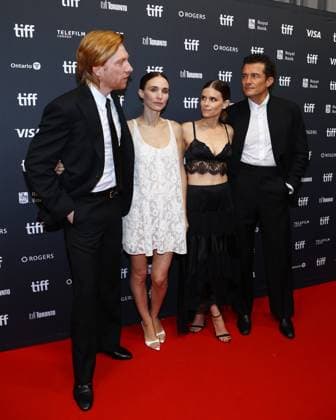 Domhnall Gleeson, Rooney Mara, Kate Mara, Orlando Bloom at arrivals for BUCKING FASTARD Premiere at the Toronto International Film Festival (TIFF) 2026, TIFF Lightbox, Toronto, ON, September 14, 2026. Photo By: JA Everett Collection BUCKING FASTARD Premiere at the Toronto International Film Festival (TIFF) 2026 PUBLICATIONXNOTxINxCANxCHNxFRAxITAxJPNxNORxPOLxRUSxESPxUKxUSA