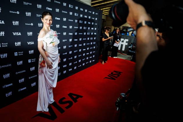 September 14, 2026, Toronto, On, Canada: Mariana di Girolamo is photographed on the red carpet for the film Wild Horse Nine during the Toronto International Film Festival in Toronto, on Monday, Sept. 14, 2026. Toronto Canada  - ZUMAc35_ 20260914_zaf_c35_049 Copyright: xKeitoxNewmanx