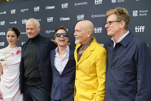 Mariana di Girolamo, Graham Broadbent, Sam Rockwell, John Malkovich, Martin McDonagh At the premiere of Wild Horse Nine At The Princess Of Wales Theatre as part of the 2026 Toronto International Film Festival on September 14, 2026 in Toronto, Canada. Copyright: xHumbertoxServin Clasos MediaPunchx