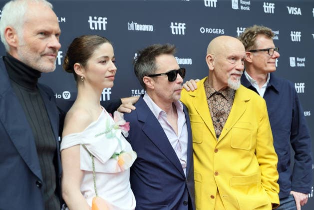 Mariana di Girolamo, Graham Broadbent, Sam Rockwell, John Malkovich, Martin McDonagh At the premiere of Wild Horse Nine At The Princess Of Wales Theatre as part of the 2026 Toronto International Film Festival on September 14, 2026 in Toronto, Canada. Copyright: xHumbertoxServin Clasos MediaPunchx