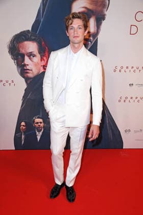 Damian Hardung at the premiere of the movie *CORPUS DELICTI* at the Delphi Filmpalast in Berlin on September 14, 2026