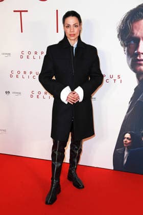 Haley Louise Jones at the premiere of the movie *CORPUS DELICTI* at the Delphi Filmpalast in Berlin on September 14, 2026