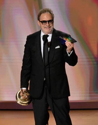 Stephen Root accepts the Outstanding Supporting Actor in a Comedy Series Award for Widow s Bay on stage during the 78th annual Primetime Emmy Awards at the Peacock Theater in Los Angeles on Monday, September 14, 2026.  LAP2026091482 JIMxRUYMEN