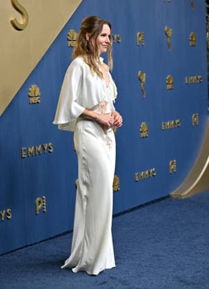 Kristen Bell arrives for the 78th annual Primetime Emmy Awards at the Peacock Theater in Los Angeles on Monday, September 14, 2026.  LAP20260914610 CHRISxCHEW