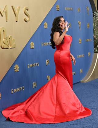 Niecy Nash-Betts arrives for the 78th annual Primetime Emmy Awards at the Peacock Theater in Los Angeles on Monday, September 14, 2026.  LAP20260914715 CHRISxCHEW