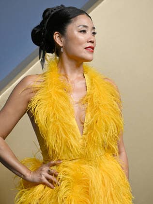 Eunice Bae arrives for the 78th annual Primetime Emmy Awards at the Peacock Theater in Los Angeles on Monday, September 14, 2026.  LAP20260914742 CHRISxCHEW