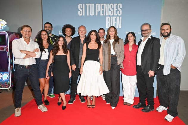 Si Tu Penses Bien Premiere - Paris David Lambert, Patrick Quinet, Alicia Hava, William Lebghil, Christian Benedetti, Geraldine Nakache, Rabah Nait Oufella, Monia Chokri, Mina Kavani, Daniel Cohen and Oussama Kheddam attending the premiere of the movie ‘Si tu penses bien’, held at MK2 Quai de Loire cinema, in Paris, France, on September 14th, 2026. Photo by Mireille Ampilhac ABACAPRESS.COM Paris France  Copyright: xAmpilhacxMireille ABACAx