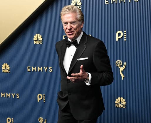 Christopher McDonald arrives for the 78th annual Primetime Emmy Awards at the Peacock Theater in Los Angeles on Monday, September 14, 2026.  LAP20260914892 JohnxMcCoy