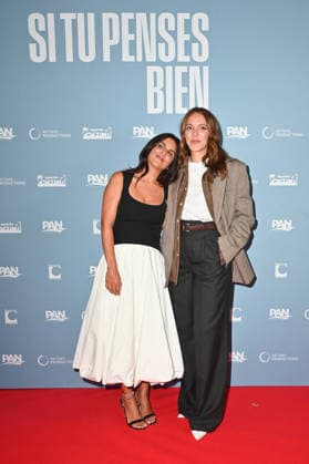 Si Tu Penses Bien Premiere - Paris Geraldine Nakache and Monia Chokri attending the premiere of the movie ‘Si tu penses bien’, held at MK2 Quai de Loire cinema, in Paris, France, on September 14th, 2026. Photo by Mireille Ampilhac ABACAPRESS.COM Paris France  Copyright: xAmpilhacxMireille ABACAx