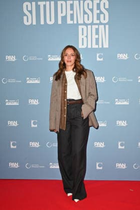 Si Tu Penses Bien Premiere - Paris Actress Monia Chokri attending the premiere of the movie ‘Si tu penses bien’, held at MK2 Quai de Loire cinema, in Paris, France, on September 14th, 2026. Photo by Mireille Ampilhac ABACAPRESS.COM Paris France  Copyright: xAmpilhacxMireille ABACAx