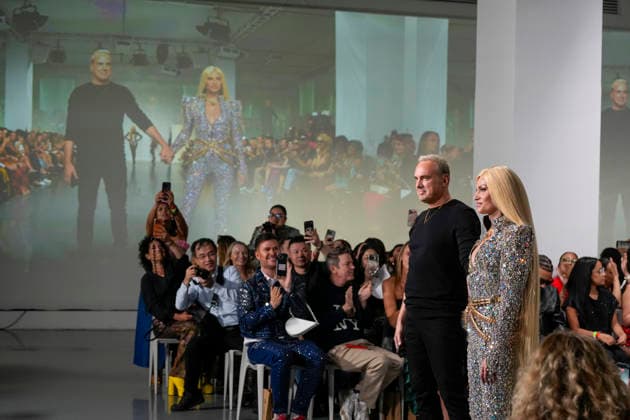 The Blonds Spring 2027 Runway at New York Fashion Week David Blond, Phillippe Blond during The Blonds Spring 2027 and The Blonds 20th Anniversary, held at 643 West 42nd Street in New York City, Monday September 14, 2026. Photography by Jennifer Graylock, Credit:JENNIFER GRAYLOCK Avalon United States, New York, New York, 643 West 42nd Street  Copyright: xJENNIFERxGRAYLOCKx xAvalonx 1134745124