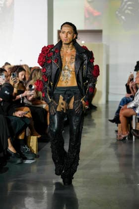 The Blonds Spring 2027 Runway at New York Fashion Week A model walks the runway during The Blonds Spring 2027 and The Blonds 20th Anniversary at New York Fashion Week, held at 643 West 42nd Street in New York City, Monday September 14, 2026. Photography by Jennifer Graylock, Credit:JENNIFER GRAYLOCK Avalon United States, New York, New York, 643 West 42nd Street  Copyright: xJENNIFERxGRAYLOCKx xAvalonx 1134744139