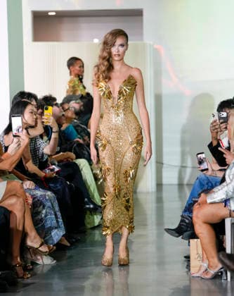 The Blonds Spring 2027 Runway at New York Fashion Week A model walks the runway during The Blonds Spring 2027 and The Blonds 20th Anniversary at New York Fashion Week, held at 643 West 42nd Street in New York City, Monday September 14, 2026. Photography by Jennifer Graylock, Credit:JENNIFER GRAYLOCK Avalon United States, New York, New York, 643 West 42nd Street  Copyright: xJENNIFERxGRAYLOCKx xAvalonx 1134744690