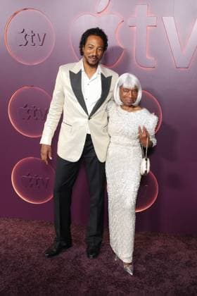 Los Angeles Ca Sept 14: Samba Schutte at Apple TV s Primetime Emmy Party Red Carpet held at Nya Studios West on September 14, 2026 . Copyright: xAdMediax xMediaPunchx