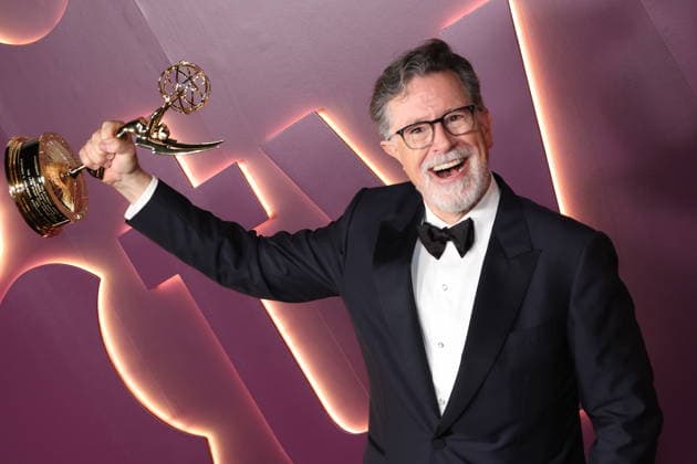 Los Angeles Ca Sept 14: Stephen Colbert at Apple TV s Primetime Emmy Party Red Carpet held at Nya Studios West on September 14, 2026 . Copyright: xAdMediax xMediaPunchx