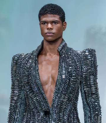 September 14, 2026, Bronx, New York, USA: A model walks runway for The Blonds 20th Anniversary by David and Phillipe Blond presented by Motorola Razr Spring Summer 27 fashion show during SS27 FW at Lavan in New York, NY on September 15, 2026. Bronx USA  - ZUMAr339 20260914_znp_r339_041 Copyright: xLevxRadinx