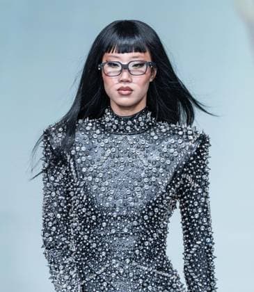 September 14, 2026, Bronx, New York, USA: A model walks runway for The Blonds 20th Anniversary by David and Phillipe Blond presented by Motorola Razr Spring Summer 27 fashion show during SS27 FW at Lavan in New York, NY on September 15, 2026. Bronx USA  - ZUMAr339 20260914_znp_r339_060 Copyright: xLevxRadinx