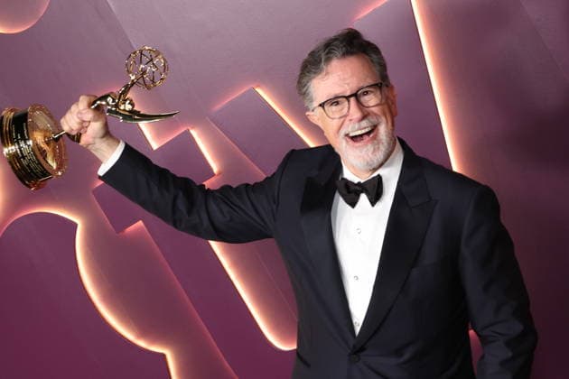 Los Angeles Ca Sept 14: Stephen Colbert at Apple TV s Primetime Emmy Party Red Carpet held at Nya Studios West on September 14, 2026 . Copyright: xAdMediax xMediaPunchx