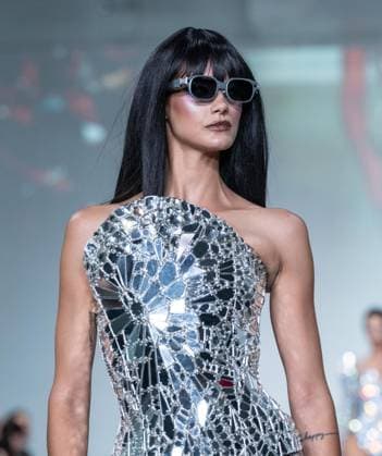 September 14, 2026, Bronx, New York, USA: A model walks runway for The Blonds 20th Anniversary by David and Phillipe Blond presented by Motorola Razr Spring Summer 27 fashion show during SS27 FW at Lavan in New York, NY on September 15, 2026. Bronx USA  - ZUMAr339 20260914_znp_r339_081 Copyright: xLevxRadinx