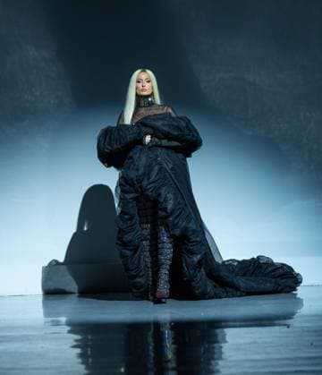 September 14, 2026, Bronx, New York, USA: Paris Hilton walks runway for The Blonds 20th Anniversary by David and Phillipe Blond presented by Motorola Razr Spring Summer 27 fashion show during SS27 FW at Lavan in New York, NY on September 15, 2026. Bronx USA  - ZUMAr339 20260914_znp_r339_085 Copyright: xLevxRadinx