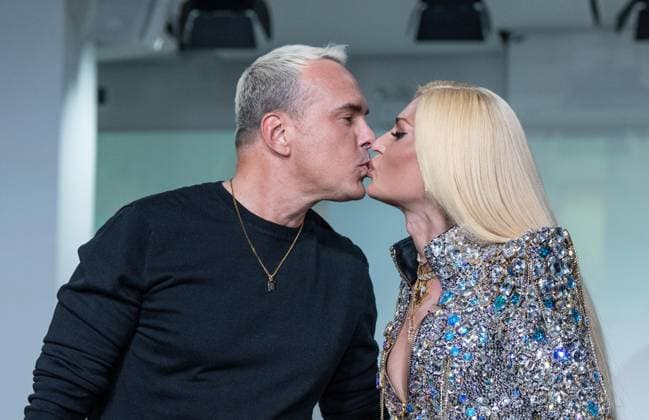 September 14, 2026, Bronx, New York, USA: David and Phillipe Blond walk runway for The Blonds 20th Anniversary by David and Phillipe Blond presented by Motorola Razr Spring Summer 27 fashion show during SS27 FW at Lavan in New York, NY on September 15, 2026. Bronx USA  - ZUMAr339 20260914_znp_r339_095 Copyright: xLevxRadinx
