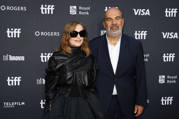 51st Toronto International Film Festival: Red carpet for the film All About Corinne ( Ni vue ni connue )—Isabelle Huppert and director Marc Fitoussi—459683, September 14, 2026, Toronto, Canada  Copyright: xIsabellexVautierx xStarfacex STAR_459683_010