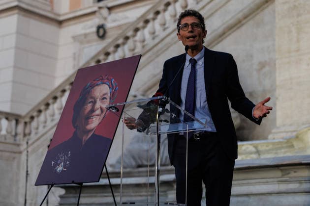 September 14, 2026, Rome, Italia, Italy: Riccardo Magi during the public commemoration for Emma Bonino in Piazza del Campidoglio, Rome, 14 09 2026 Rome Italy - ZUMAa289 20260914_zia_a289_068 Copyright: xFrancescoxFotiax xAgfx