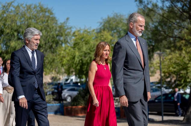 The King Presides Over the Opening of the 2026–2027 Academic Year at the National School of Civil Protection King Felipe VI, along with Interior Minister Fernando Grande Marlaska and Director General of Civil Protection and Emergencies Virginia Barcones, during the opening of the 2026–2027 academic year at the National School of Civil Protection, on September 15, 2026, in Rivas Vaciamadrid, Madrid, Spain. The King presided over the opening of the academic year to mark the renovation of the school’s facilities, where students will receive specialized civil protection training from the General State Administration and other entities with which the school maintains collaborative relationships. SEPTEMBER 15, 2026, Rivas Vaciamadrid, Madrid, Ri  Copyright: xAlbertoxOrtegax 7775965