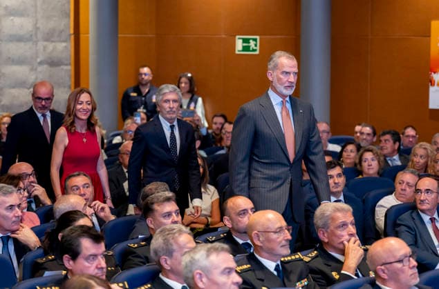 The King presides over the opening of the 2026–2027 academic year at the National School of Civil Protection King Felipe VI and the Minister of the Interior, Fernando Grande Marlaska, during the opening of the 2026–2027 academic year at the National School of Civil Protection, on September 15, 2026, in Rivas Vaciamadrid, Madrid, Spain. The King presided over the opening ceremony to mark the renovation of the school’s facilities, where students will receive specialized civil protection training from the General State Administration and other entities with which the school maintains collaborative relationships. SEPTEMBER 15, 2026, Rivas Vaciamadrid, Madrid, Rivas Vaciamadrid, Madrid, Spain  Copyright: xAlbertoxOrtegax 7776036