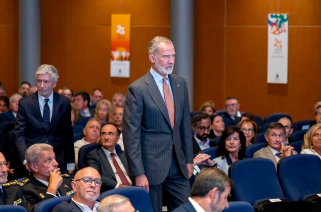 The King presides over the opening of the 2026–2027 academic year at the National School of Civil Protection King Felipe VI and the Minister of the Interior, Fernando Grande Marlaska, during the opening of the 2026–2027 academic year at the National School of Civil Protection, on September 15, 2026, in Rivas Vaciamadrid, Madrid, Spain. The King presided over the opening ceremony to mark the renovation of the school’s facilities, where students will receive specialized civil protection training from the General State Administration and other entities with which the school maintains collaborative relationships. SEPTEMBER 15, 2026, Rivas Vaciamadrid, Madrid, Rivas Vaciamadrid, Madrid, Spain  Copyright: xAlbertoxOrtegax 7776037