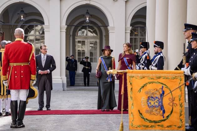 THE HAGUE - Prince Constantijn, Princess Alexia, and Princess Ariane leave Noordeinde Palace for the Royal Theatre on Prinsjesdag. The new working year of the First and Second Chambers is opened on the third Tuesday of September. JEROEN JUMELET POOL ANP netherlands out - belgium out  Copyright: xx x568703594x originalFilename: 568703594.jpg