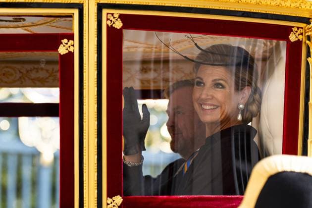 Den Haag, The Netherlands, 2026-09-15 13:05:35 THE HAGUE, 15-09-2026, Noordeinde Palace. Departure of the carriages during Prinsjesdag from Noordeinde Palace with King Willem Alexander and Queen Maxima. PHOTO: NLBEELD POOL Jeroen Jumelet. In the photo: Queen Maxima of the Netherlands Credit: NL Beeld Patrick van Emst  Copyright: xx x