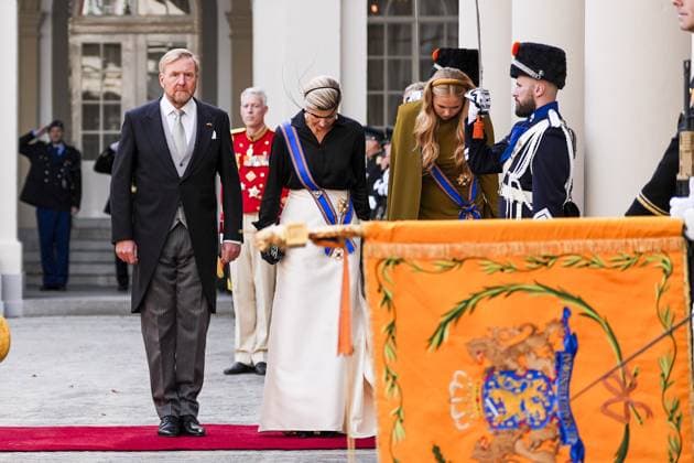 Den Haag, The Netherlands, 2026-09-15 13:17:22 THE HAGUE, 15-09-2026, Noordeinde Palace Departure of the carriages during Prinsjesdag from Noordeinde Palace with King Willem Alexander and Queen Maxima with Princess Amalia PHOTO: NLBEELD POOL Jeroen Jumelet Credit: NL Beeld Patrick van Emst  Copyright: xx x