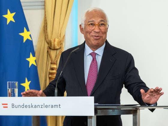 September 15, 2026: Working Visit to the Capitals—President Antonio Costa of the European Council on September 15, 2026, during a working visit as part of the EU Council President’s Tour of the Capitals at the Federal Chancellery in Vienna, Vienna, Austria