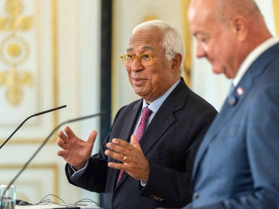 September 15, 2026: Working visit to the capitals by President Antonio Costa of the European Council and Federal Chancellor Christian Stocker of the ÖVP on September 15, 2026, during the working visit as part of the EU Council President’s Tour of the Capitals at the Federal Chancellery in Vienna, Vienna, Austria