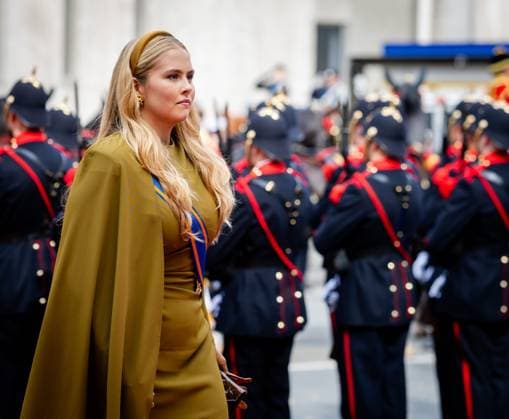 THE HAGUE - Princess Amalia arrives at the Royal Theatre prior to the Speech from the Throne during Prinsjesdag. The new working year of the First and Second Chambers is opened on the third Tuesday of September. IRIS VAN DEN BROEK ANP netherlands out - belgium out  Copyright: xx x568704785x originalFilename: 568704785.jpg