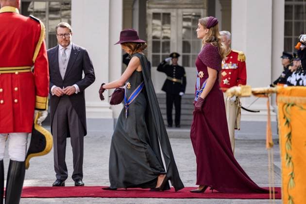 THE HAGUE - Prince Constantijn, Princess Alexia, and Princess Ariane leave Noordeinde Palace for the Royal Theatre on Prinsjesdag. The new working year of the First and Second Chambers is opened on the third Tuesday of September. JEROEN JUMELET POOL ANP netherlands out - belgium out  Copyright: xx x568704493x originalFilename: 568704493.jpg