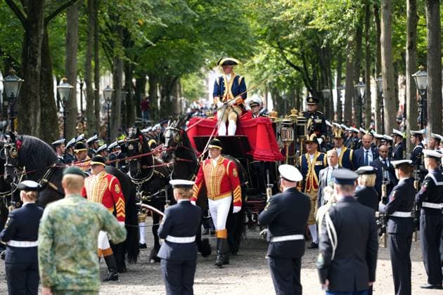 THE HAGUE - The royal procession on Prinsjesdag. On the third Tuesday of September, the new working year of the First and Second Chambers is opened. LINA SELG ANP netherlands out - belgium out  Copyright: xx x568704498x originalFilename: 568704498.jpg
