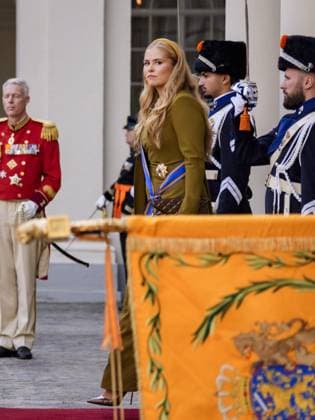 THE HAGUE - Princess Amalia leaves Noordeinde Palace for the Royal Theatre on Prinsjesdag. The new working year of the First and Second Chambers is opened on the third Tuesday of September. JEROEN JUMELET POOL ANP netherlands out - belgium out  Copyright: xx x568705135x originalFilename: 568705135.jpg
