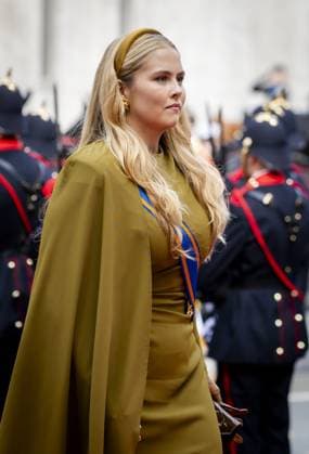 THE HAGUE - Princess Amalia arrives at the Royal Theatre prior to the Speech from the Throne during Prinsjesdag. The new working year of the First and Second Chambers is opened on the third Tuesday of September. IRIS VAN DEN BROEK ANP netherlands out - belgium out  Copyright: xx x568705306x originalFilename: 568705306.jpg